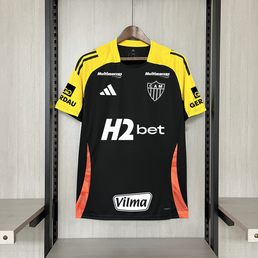 Camisa do Atlético Mineiro Treino + Patrocínios 2025/2026
